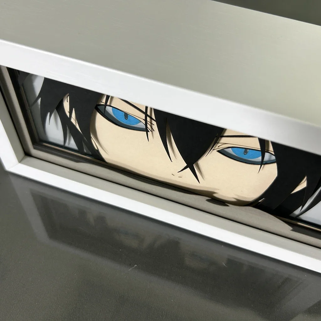Noragami Paper Cut Light Box Yato Lightbox for Bedroom Decor Nightlight Desk Anime Shadow Box Kids Birthday Gift Table Lamps 4