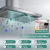 Hood 30 inch, Wall Mount Vent Hood 500 CFM with Ducted Convertible Ductless Kitchen Hood in Stainless Steel, 3 Spee 5