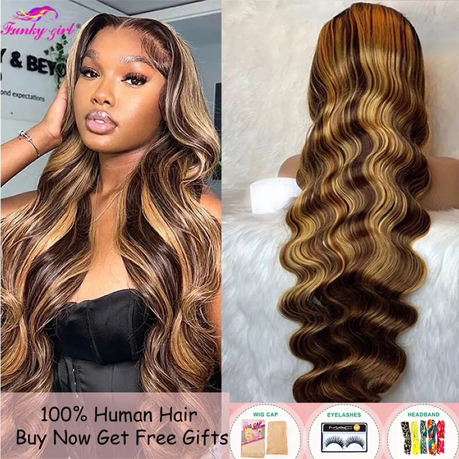 4-27-brazilian-highlight-body-wave-wig13x4-lace-frontal-human-hair-wigs-ombre-color-hd-lace-wigs-pre-plucked-for-black-women