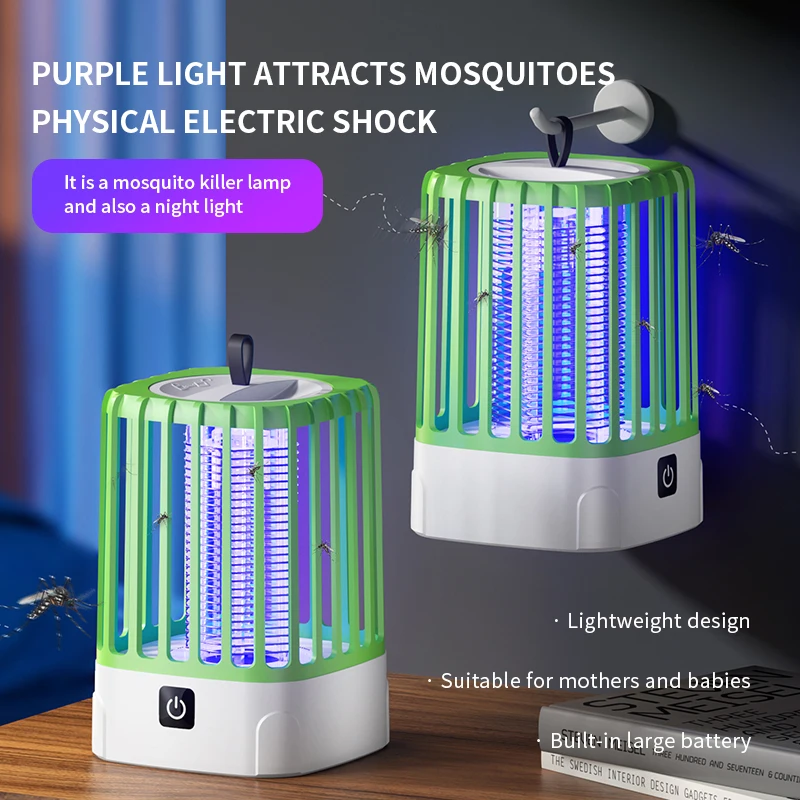 Electric Mosquito Killer Lamp Household USB Mosquito Killer Outdoor Camping Portable Fly Zapper Indoor mosquito killer lamp mosquito lamp