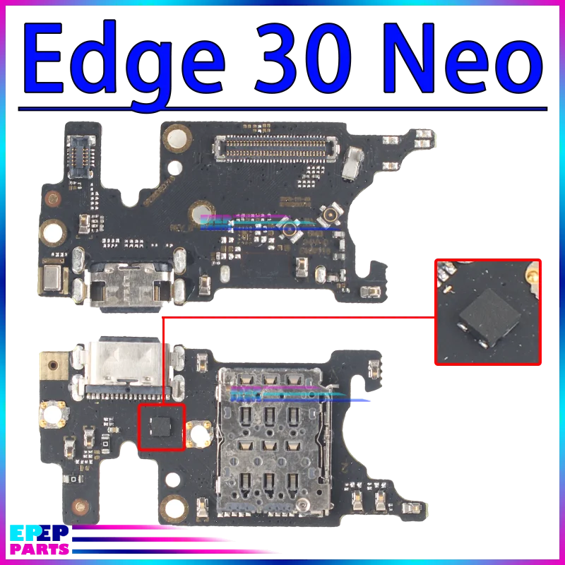 USB Dock Connector Fast Port for Motorola Moto Edge 20 30 X30 S30 + 2020 2021 2022Fusion Lite Pro Neo Ultra Charging Board