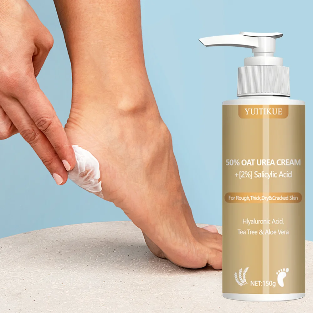 YUITIKUE 50% Oat Urea Cream [2%] Salicylic Acid, suitable for rough, thick, dry, and cracked skin