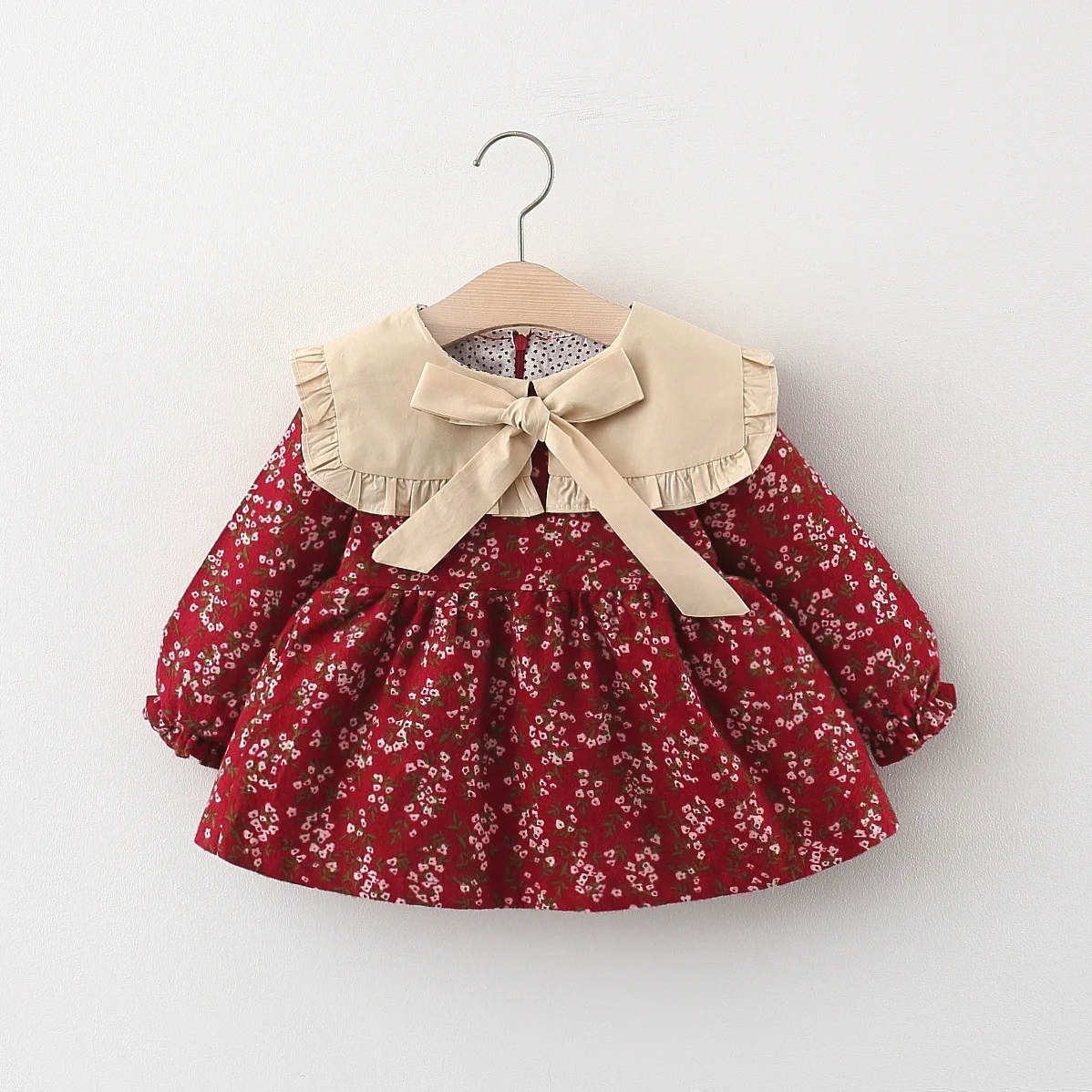 Girls Spring and Autumn Season Long sleeved Dress - Uniqwear