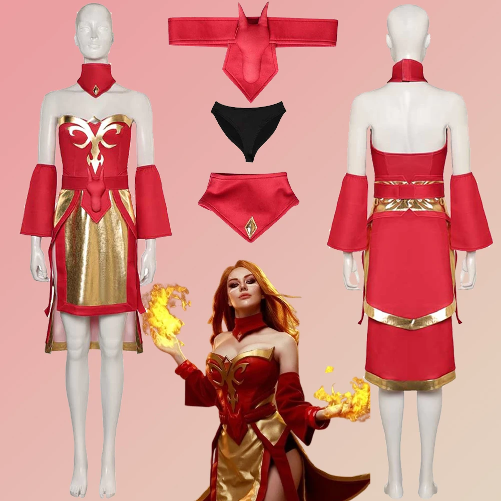 

Kalak Cosplay Warlock Role Play Game Balder Gate Costume Adult Women Roleplay Clothes Fantasy Fancy Dress Up Party Clothes