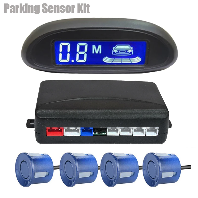 Multiple Radar Car Parktronic LED Parking Sensor Kit Radar Backlight Display Bac