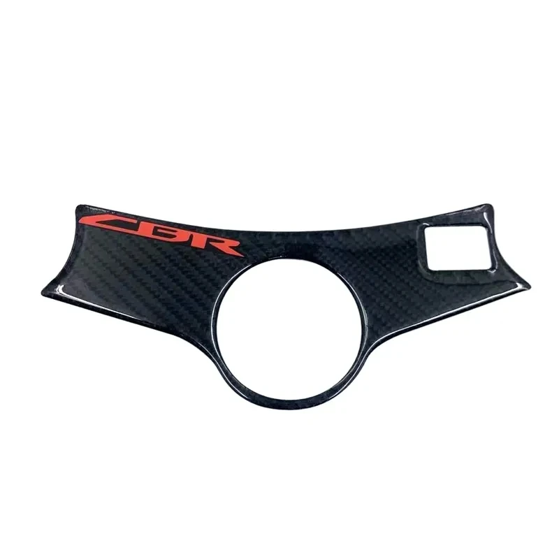 3D Carbon Fiber Triple Tree Pad Top Clamp Upper Front End Cover Protector Decals Stickers For Honda CBR600 CBR 600 F4 F4i 99-07 ly ir mate reflector ir cover upper heater reflectors set universal for ir6500 ir6000 ir6000 ir pro sc v 2 v 4 v 5