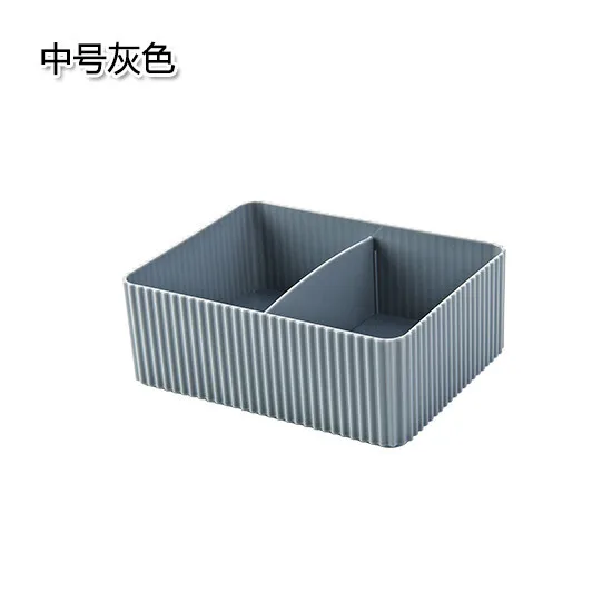 Organizzatore di trucco in plastica griglia Desktop Home Office bagno scatola di immagazzinaggio articoli vari Bin Case Cosmetic Closet closet Organizer - immagine 6