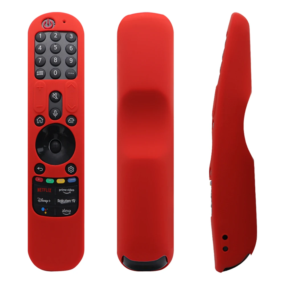 Silicone Remote Case Silicone Remote Cover Silicone Remote Sleeve Remote Controller Cover Silicone Case Protector Silicone Waterproof Case for AN-MR21GC MR21N/21GA for Magic Remote Control Case Sleeve Holder Protector Skin