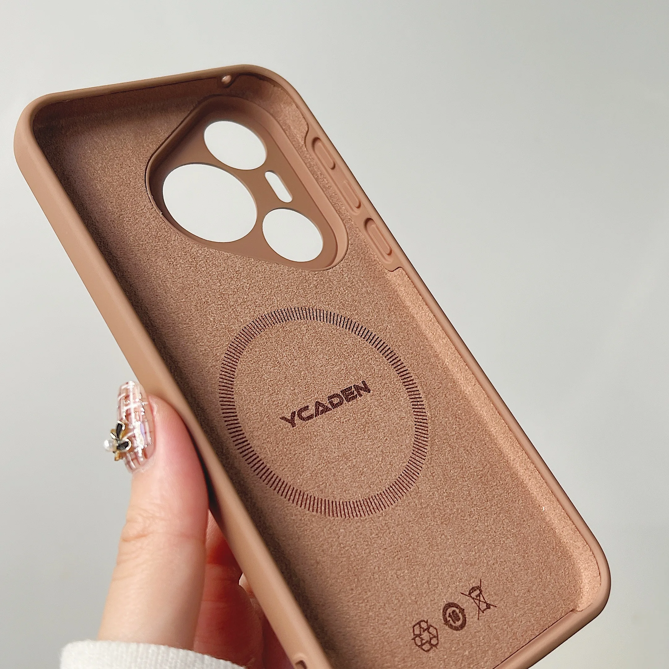 Premium Soft Liquid Silicone Magnetic Case – Luxurious Protection with MagSafe Compatibility