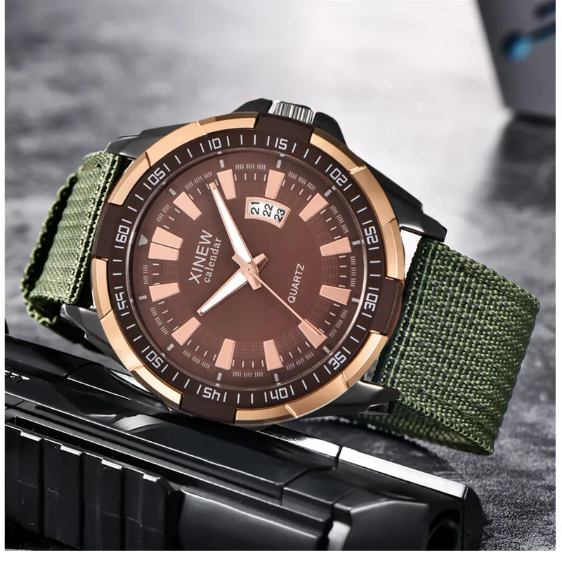 Children Cheap Watches Reloj Hombre Students Boys Fashion Nylon Band Simple Date Quartz Watch Erkek Barato Saat Montre Homme