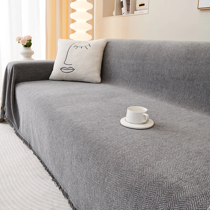 

Luxury Jacquard Waterproof Sofa Cover, Cloth Towel Sofa Cushion, All-season Universal Full Cover, Sofa Protector for Living Room