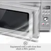 650 1  the Compact Wave Soft Close  Microwave, Silver 3