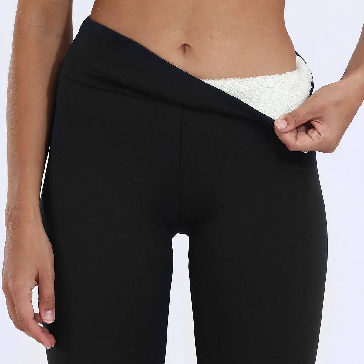 Women Yoga Pants Winter High Waist Thick Wool Leggings Keep Warm Velvet Thermal Fleece Windproof Gym sports leggings yoga pants sports pants
