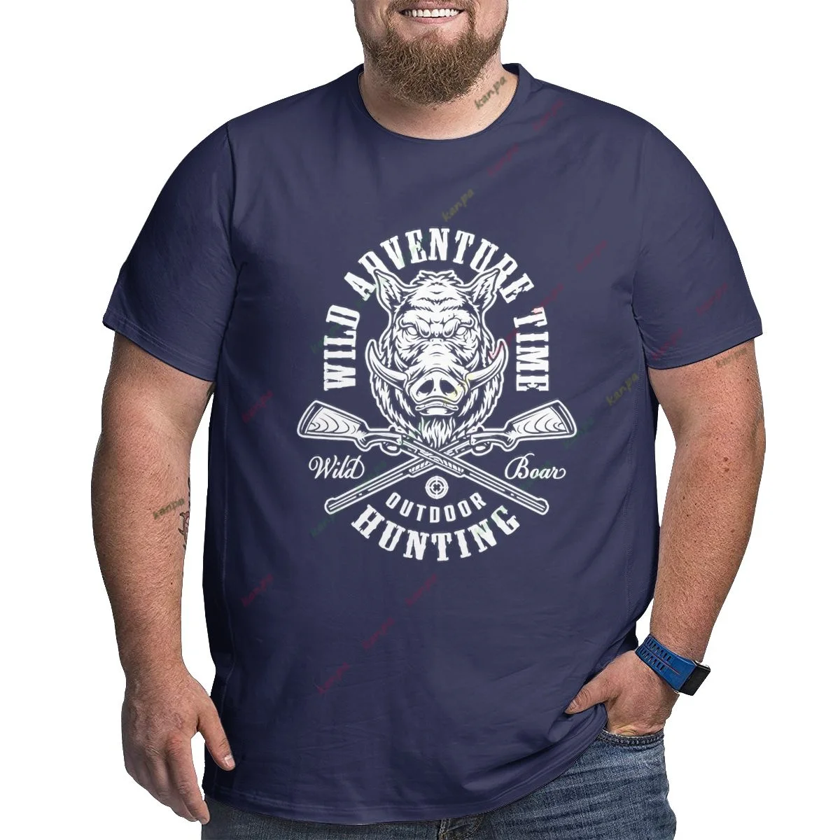 

Футболка мужская оверсайз из натурального кабана, 100 хлопок, размеры до 5xl