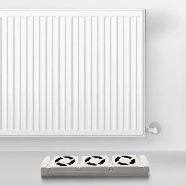 พัดลมดีไซน์ทันสมัยพร้อมระบบทำความเย็นอัจฉริยะสำหรับความต้องการด้านความร้อนภายในบ้าน ช่วยเพิ่มความสบายด้วยการควบคุมอุณหภูมิอัจฉริยะ 1