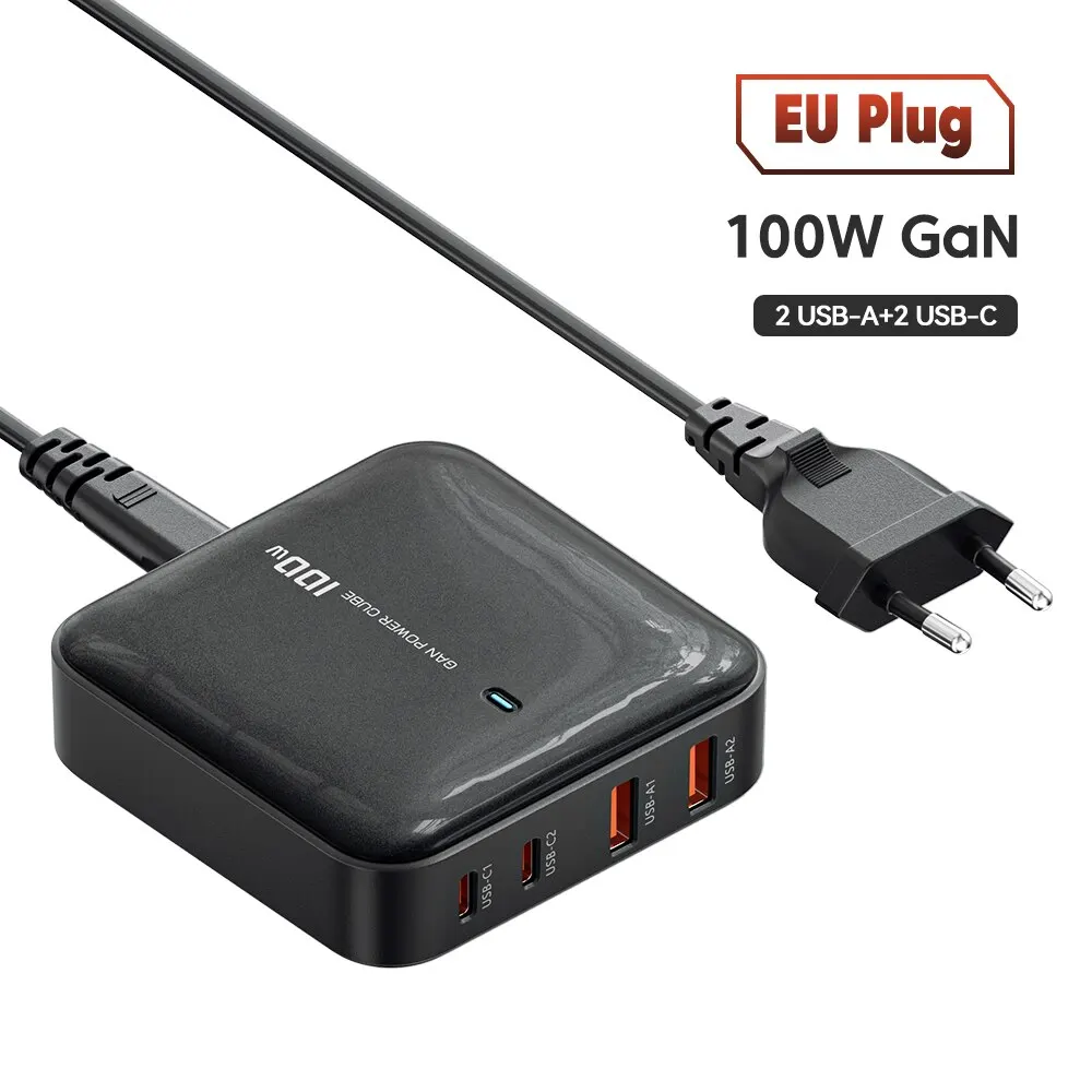 EU Plug Black