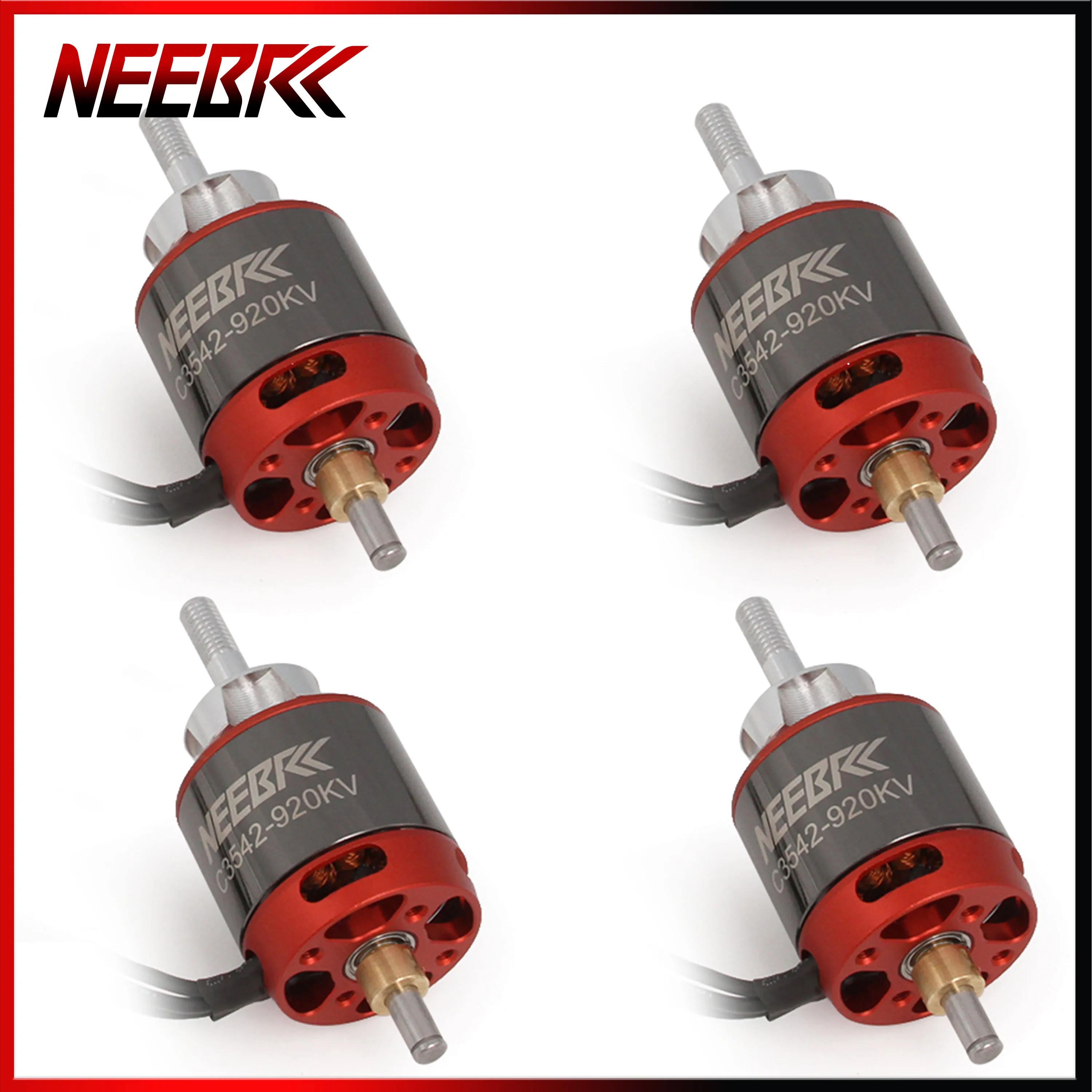 Moteur Brushless 1400KV/920KV pour RC, Lot de 1/2/4