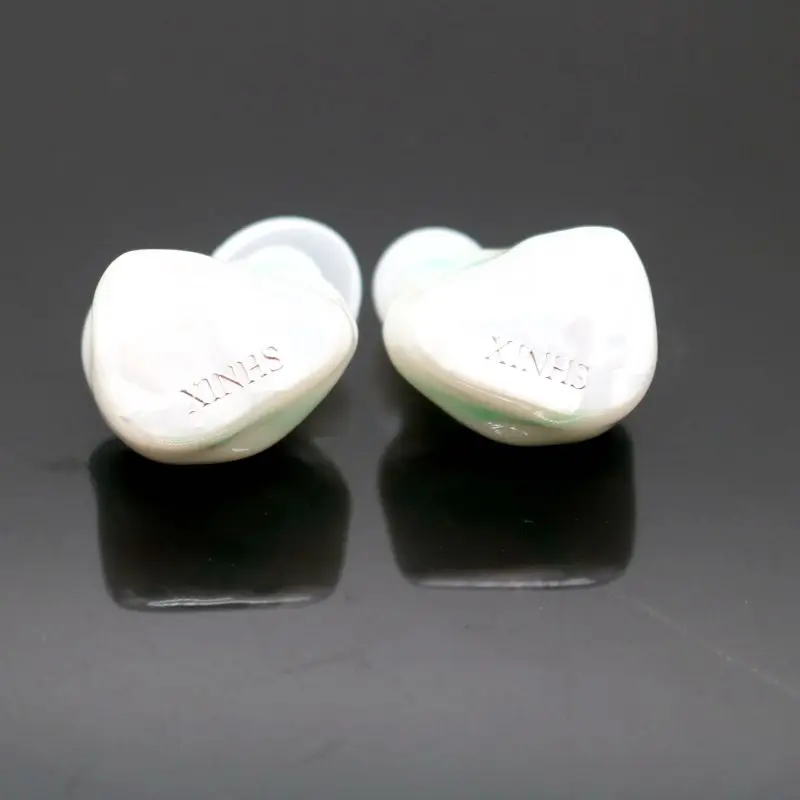 XINHS HS6 유선 이어폰 1DD+3BA HIFI 인이어 IEM 레진 3D 프린팅 이어폰
