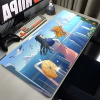 Computer Office Desk Mat Rubber Non-slip Large Mousepad O-One Pieces Nico Robin Extended Anime Cute Girl Mouse Pad PC Carpet Mat 2