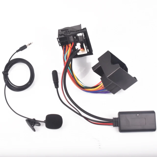 12bin Bluetooth Aux-in Cable Stéréo Audio Adaptateur avec Microphone Fit  Pour Peugeot 207 307 407 308