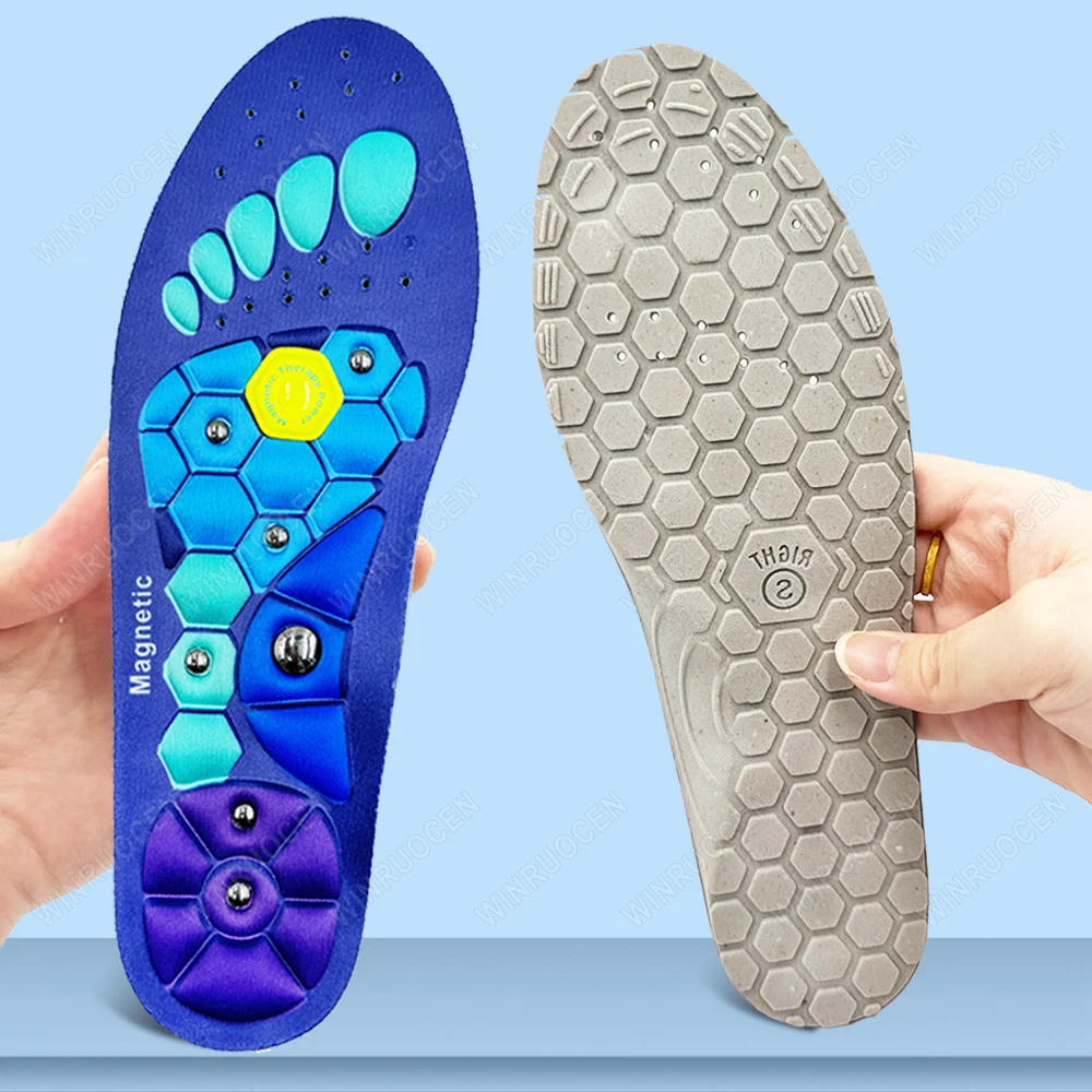 Sport Insoles Sport Orthopedic Insoles Sports Insoles Women Insoles Heel Insoles Orthopedic Insoles Shoe Insoles Magnetic Massage Insoles Acupressure Inserts Arch Support Orthopedic Acupressures Shoes Pads Relieve Tired Men Women Unisex