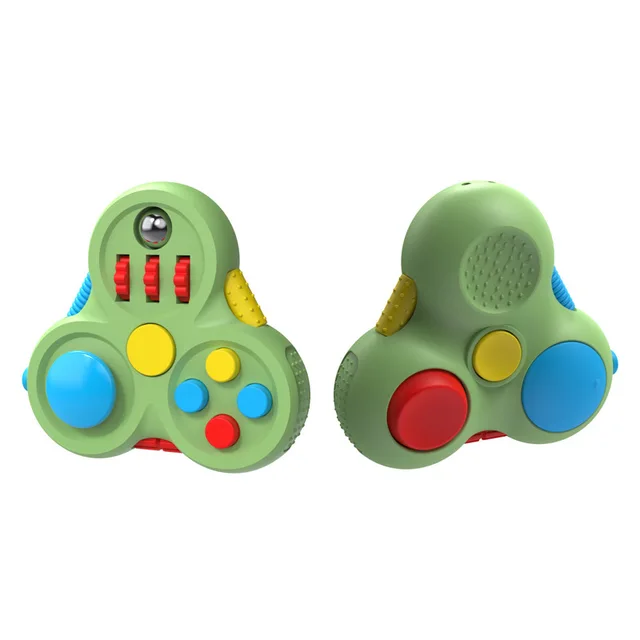 Fidget Pad Decompression Handle Gyro Gamepad Fingertip Game Creative Artifact Pop It Stress Relief Spinner Autism Sensory Toys 2