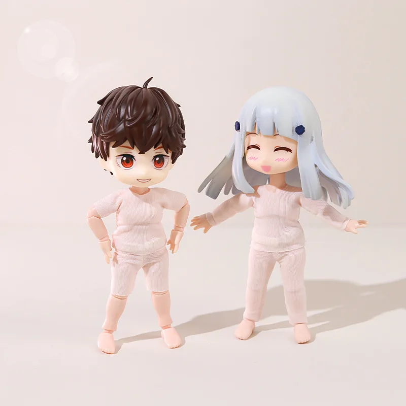 Ob11 Doll Anti Dyeing Clothes Doll Underlay High Stretch T-Shirt Suit For Nendoroids Obitsu11 Molly Ymy Gsc 1/12 Bjd Doll 4