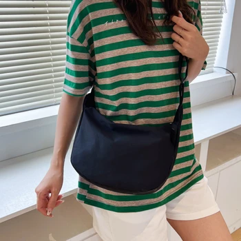 حقيبة يد خفيفة الوزن كاجوال بسعة كبيرة للسيدات ، حزمة كتف واحدة ، شارع عصري ، تدفق جديد 2