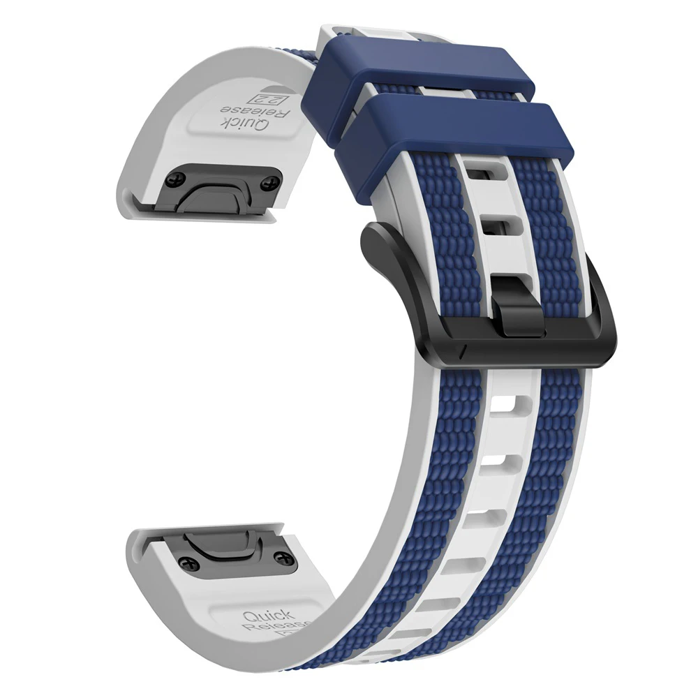 Premium Silicone Watch Band - Versatile QuickFit 22mm & 26mm Strap