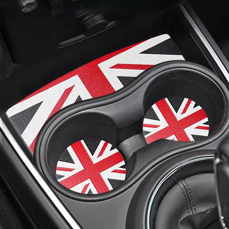 Car Cup Holder Anti-Slip Insert Coaster Mat For MINI Cooper S JCW Clubman F54 F55 F56 F57 F60 Countryman