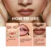 Peel Off Lip Liner Waterproof Long Lasting Plump Lip Stick Matte Nourish Non Stick Moisturizing Lip Gloss Makeup Lip Line Pencil 6