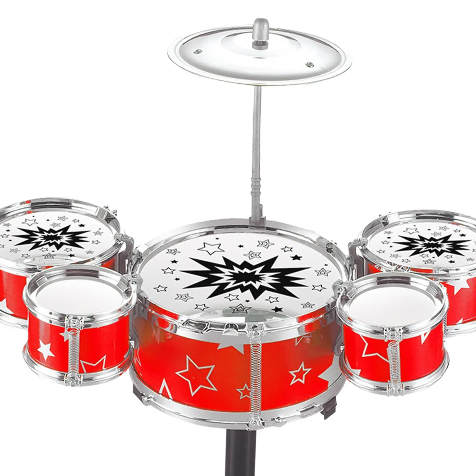 Kids Drum Kits Musical Percussion Instruments Preschool Learning Toy Music Enlightenment Mini Drum Set Simulation for Boys Kids Preschool Children Gifts