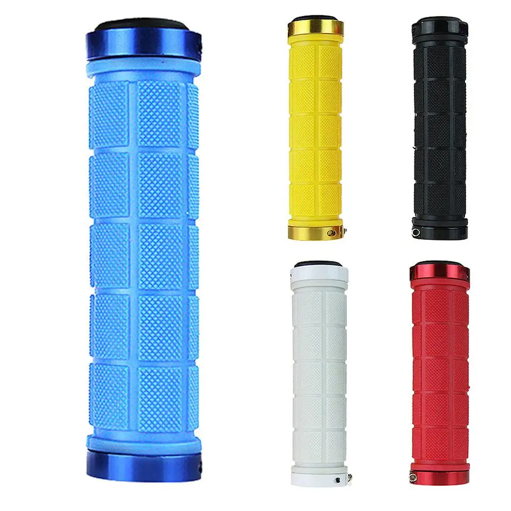 1 Paio Di Impugnature Per Manubrio In Gomma Per Bicicletta Impugnature Per Mountain Bike Antiurto Antiscivolo Accessori Mtb