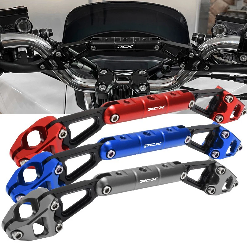 

Motorcycle Crossbar Handlebar Extender Light Lamp Bracket Metal Hook Holder Fit For HONDA PCX 125 150 160 PCX125 PCX150 PCX160