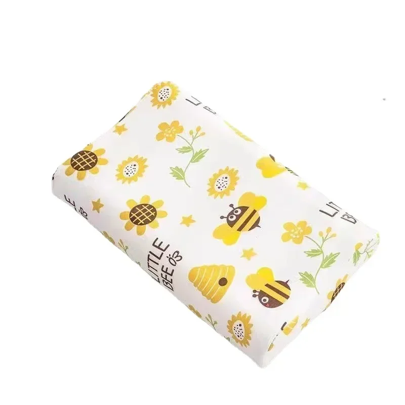 Kids Pillow Cartoon Natural Latex Children Elastic Slow Rebound Memory Foam Pillow Soft Baby Sleeping Orthopedic Head Cushion 5
