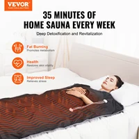 VEVOR Sauna Blanket for Detoxification Portable Far Infrared Sauna For Home Relaxation Adjustable Temprature Minutes Timer 2