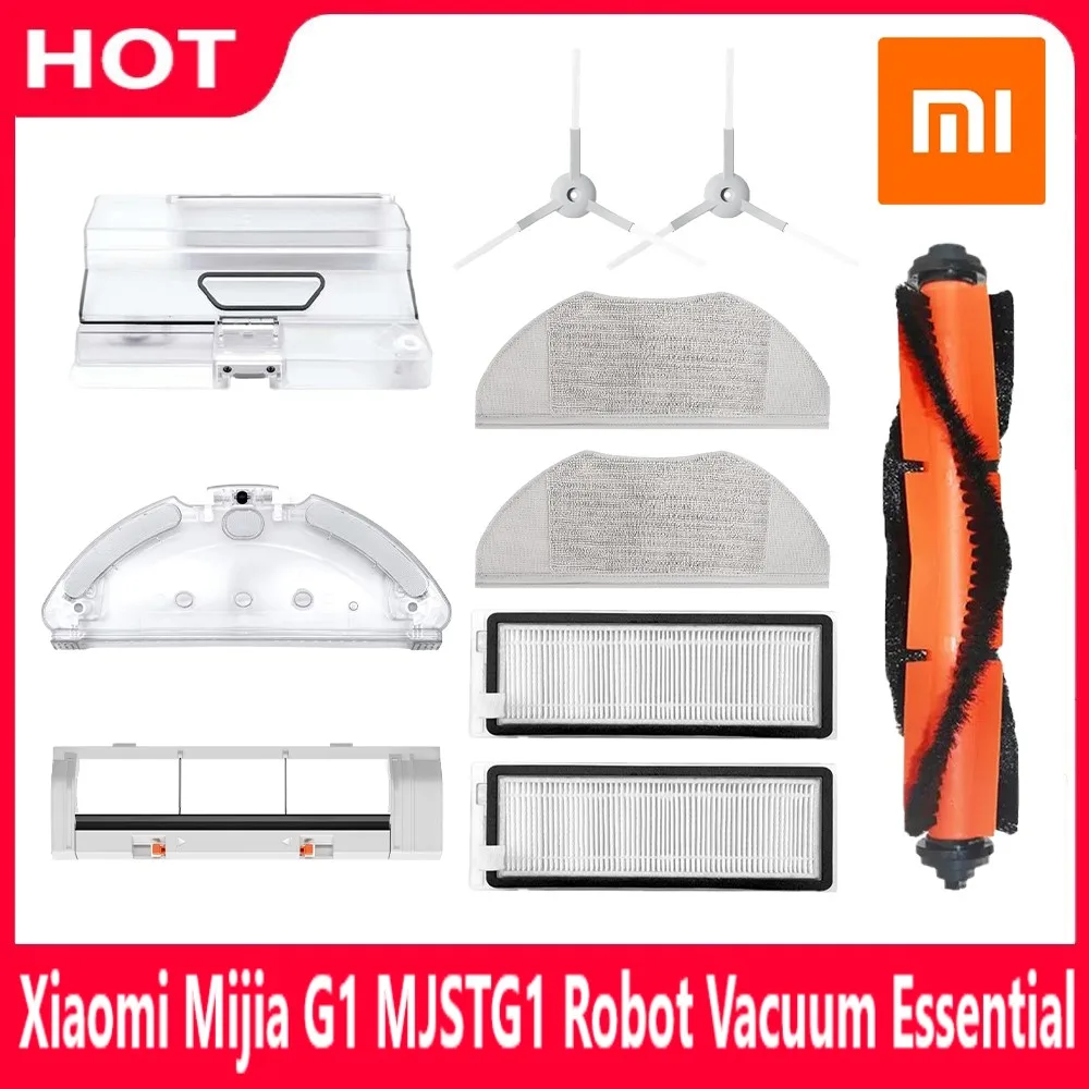 Xiaomi Mijia G1 MJSTG1 Robot Vacuum Essential Main Rolling Brush Side Brush Hepa Filter Mop Cloth Kits Water Tank Dust Box Parts