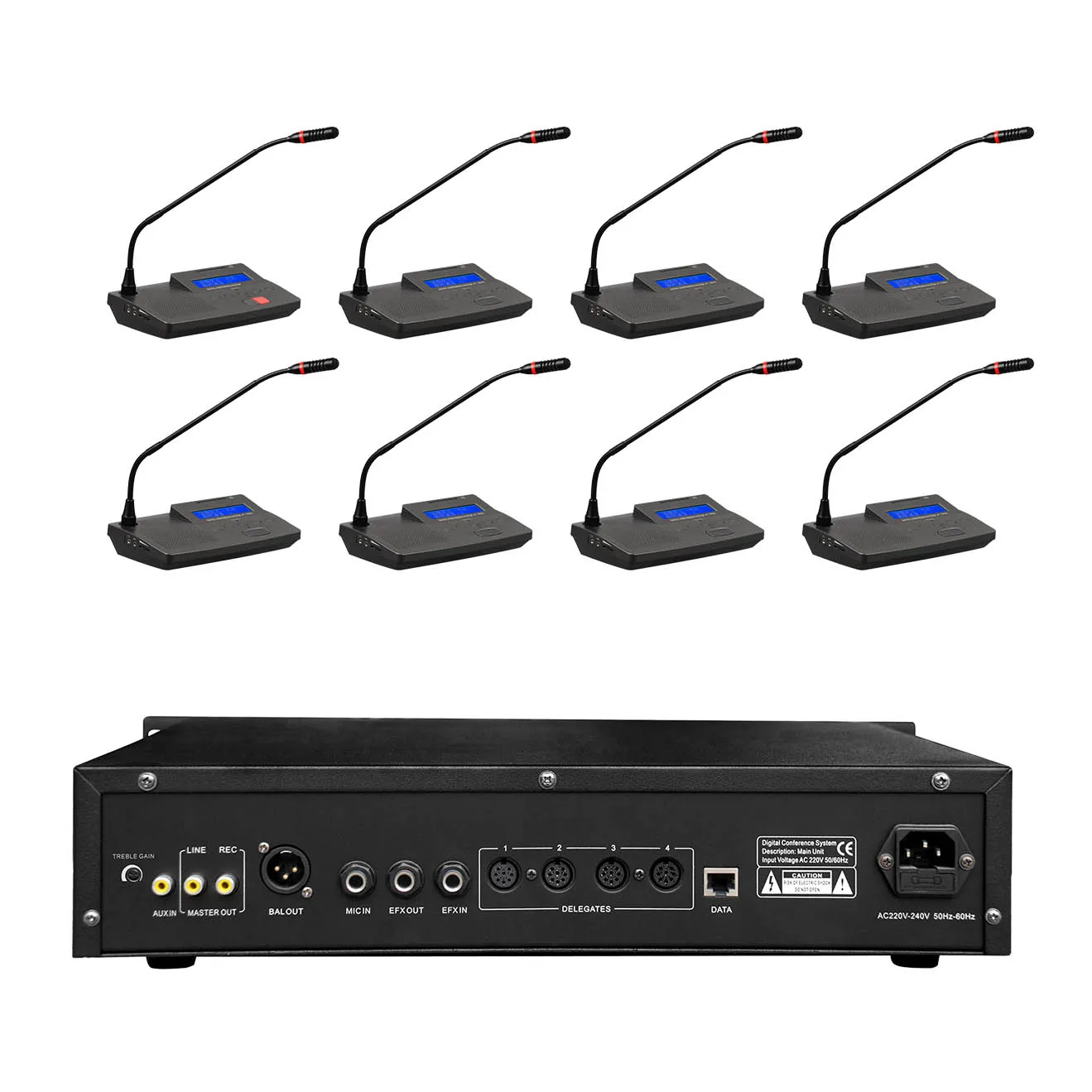 

OBT-6000 Conference System Master (Discussion) Voice Conferencing Digital Control Meeting Microphone