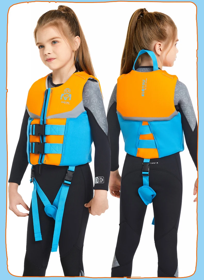 Description Picture 5 of itemKids Swim Vest, Buoyancy Jacket For Boys Girls, Float Buoyancy Swimsuit, Children Flotation Swimming Aid 50N
