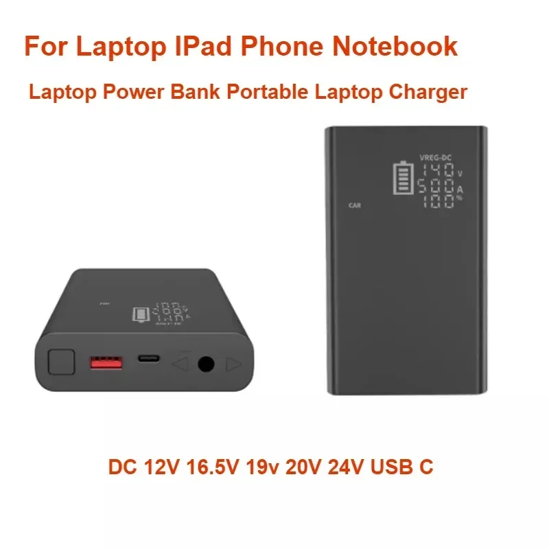 Portable Laptop Charger Power Bank USB C 20000mAh