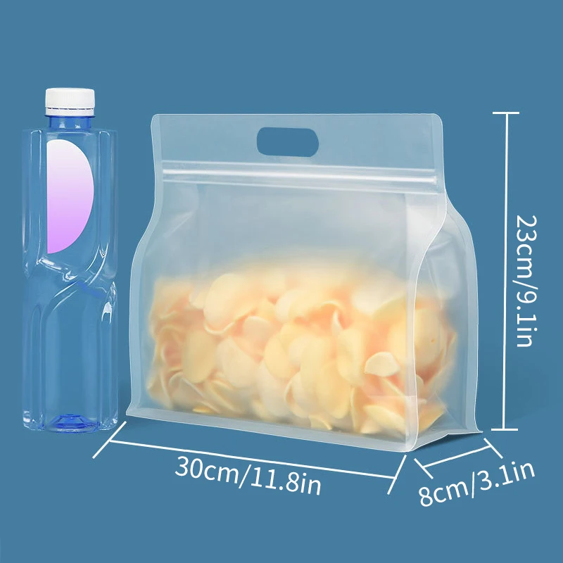 5 bolsas de almacenamiento selladas, bolsas para envasar arroz, bolsas de cocina a prueba de humedad e insectos, bolsas reutilizables para almacenar granos, bolsas de calidad alimentaria