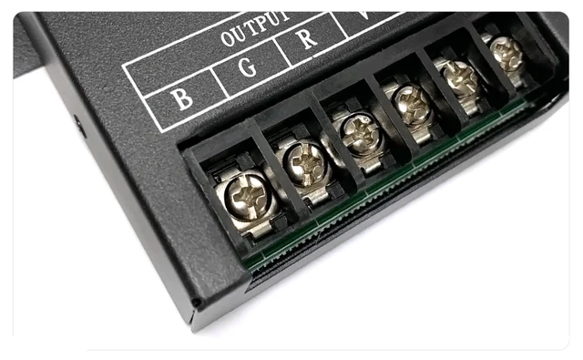 8-Button LED RGB Controller – 30A 288W High Power, Iron Shell, Dual Remote, For DC12-24V LED Strips & Lights