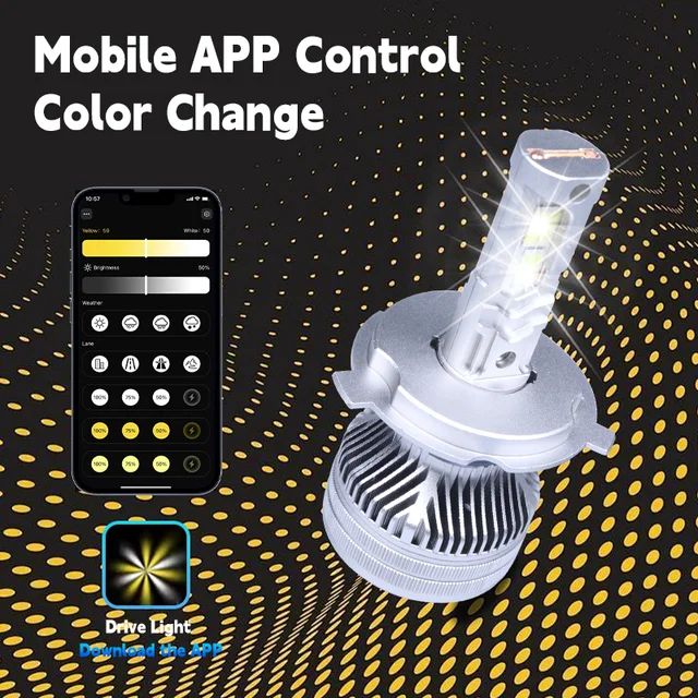 APP Control LED Headlights 2
