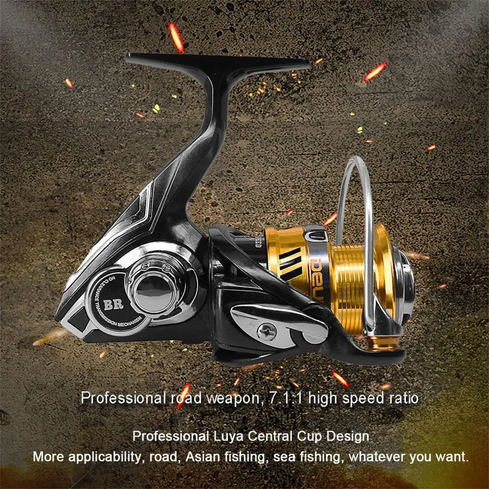 Long-casting Spinning Reel Gear Ratio 7.1:1 Max Drag 8kg Full Metal Fishing  Reel Fishing Tackle Accessories - AliExpress