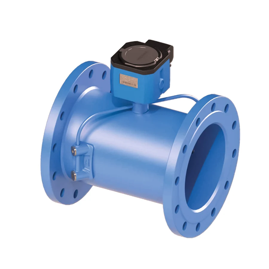 ASW-1 Ultrasonic Liquid Flow Meter Modbus RS485 Flange Type Carbon Steel Sensor Smart Watermeter DN300mm (12-inch)