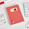 1 Korean Tomato Grid High Appearance Level Blank Notebook Minority Office Learning Ledger Diary School Supplies Planner Book 1