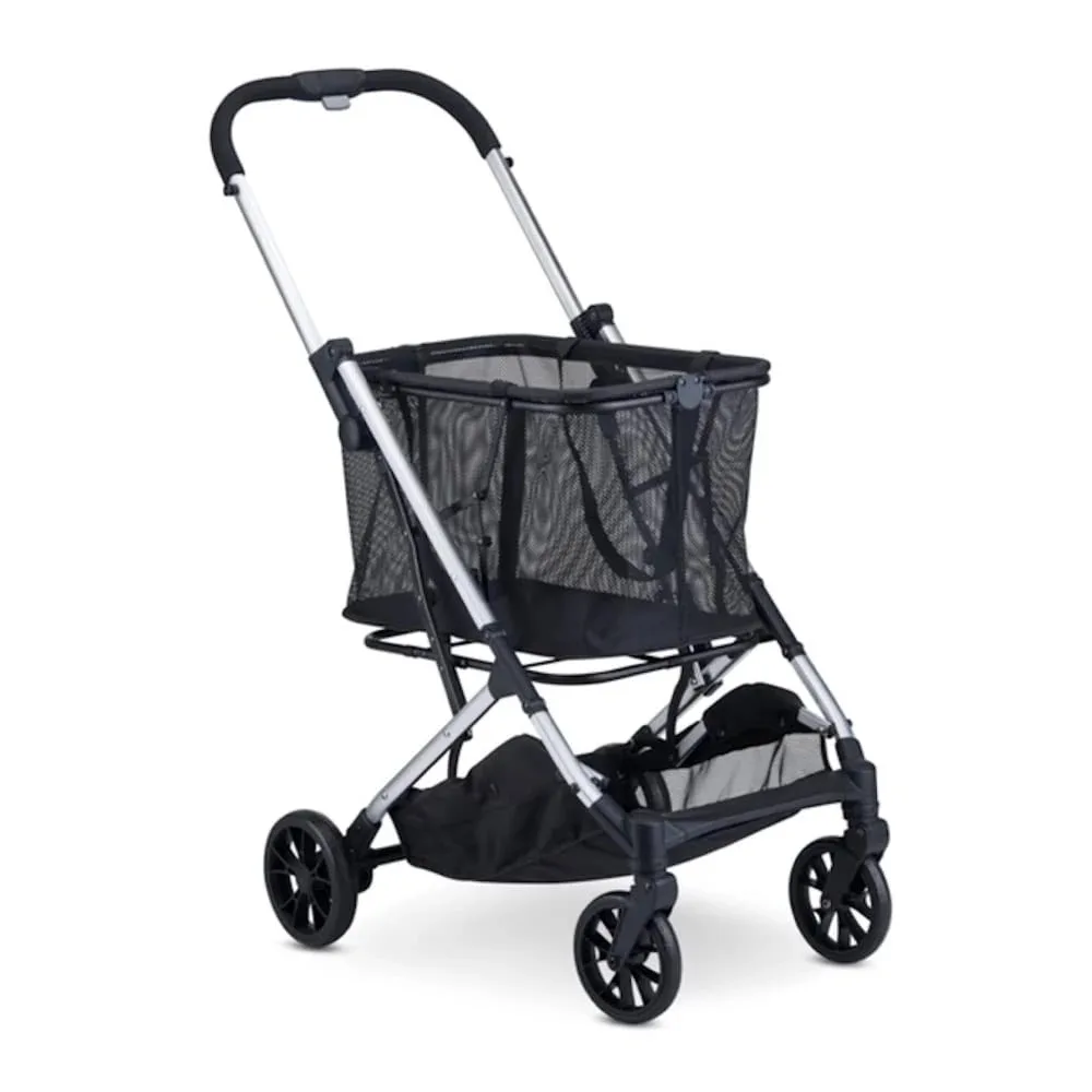 

Joovy Boot Shopping Cart Featuring 70 lbs Total Weight Capacity, Stylish Removable Tote, Swivel Tires for Easy Steering