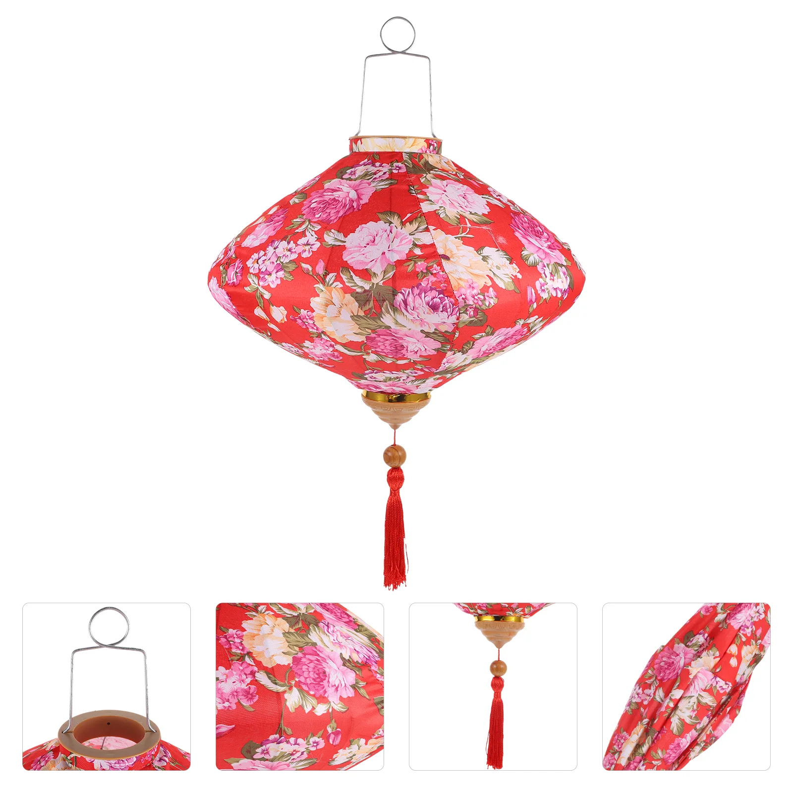 

Вьетнамские шелковые фонари, лампа Hoian, вьетнамская лампа, 12 дюймов, подвесной цветочный фонарь, Свадебный декор, для сада