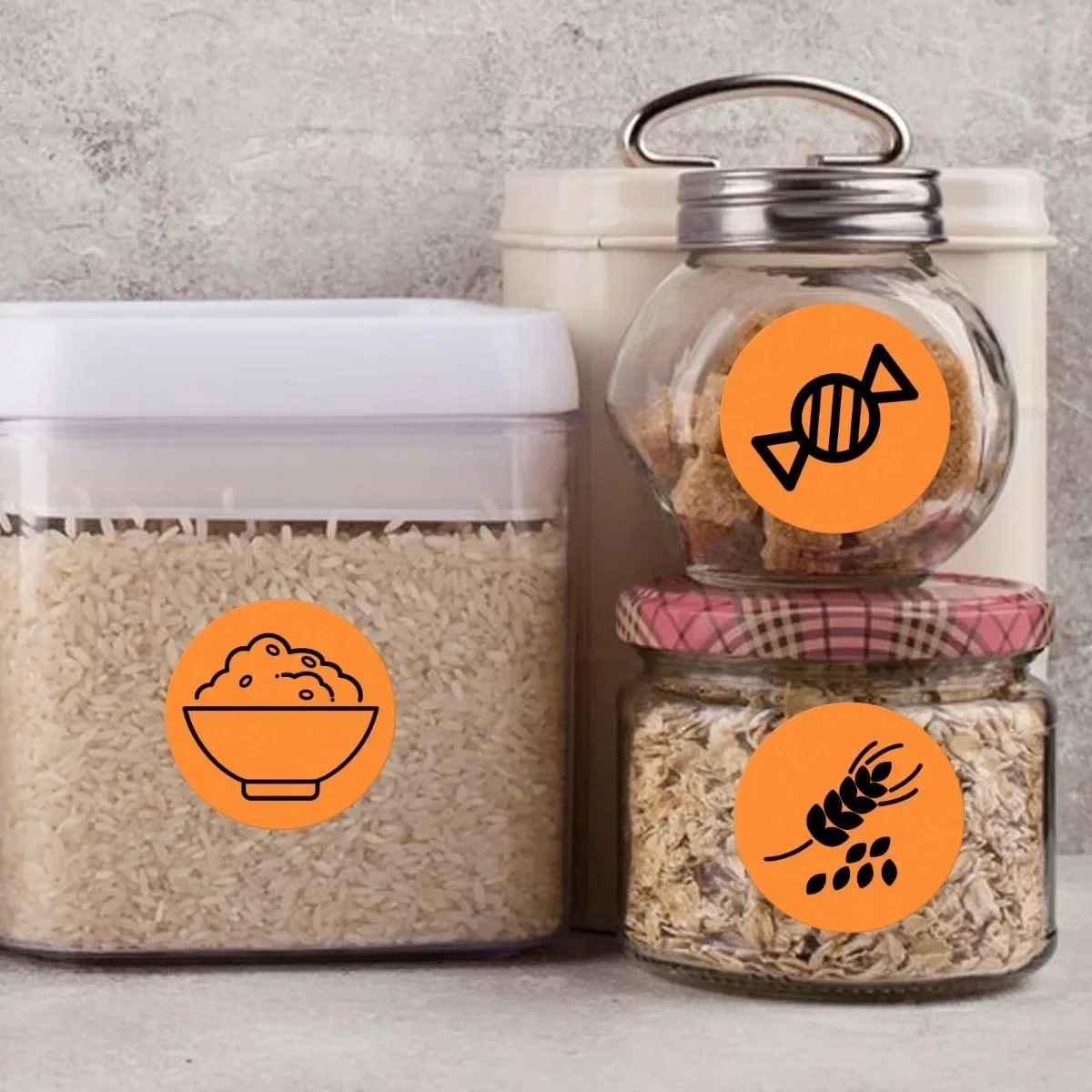 2 Inch Round Thermal Labels Circle Waterproof Direct Printer Sticker Self-Adhesive Tag for DIY QR Design Office Address 600 PCS