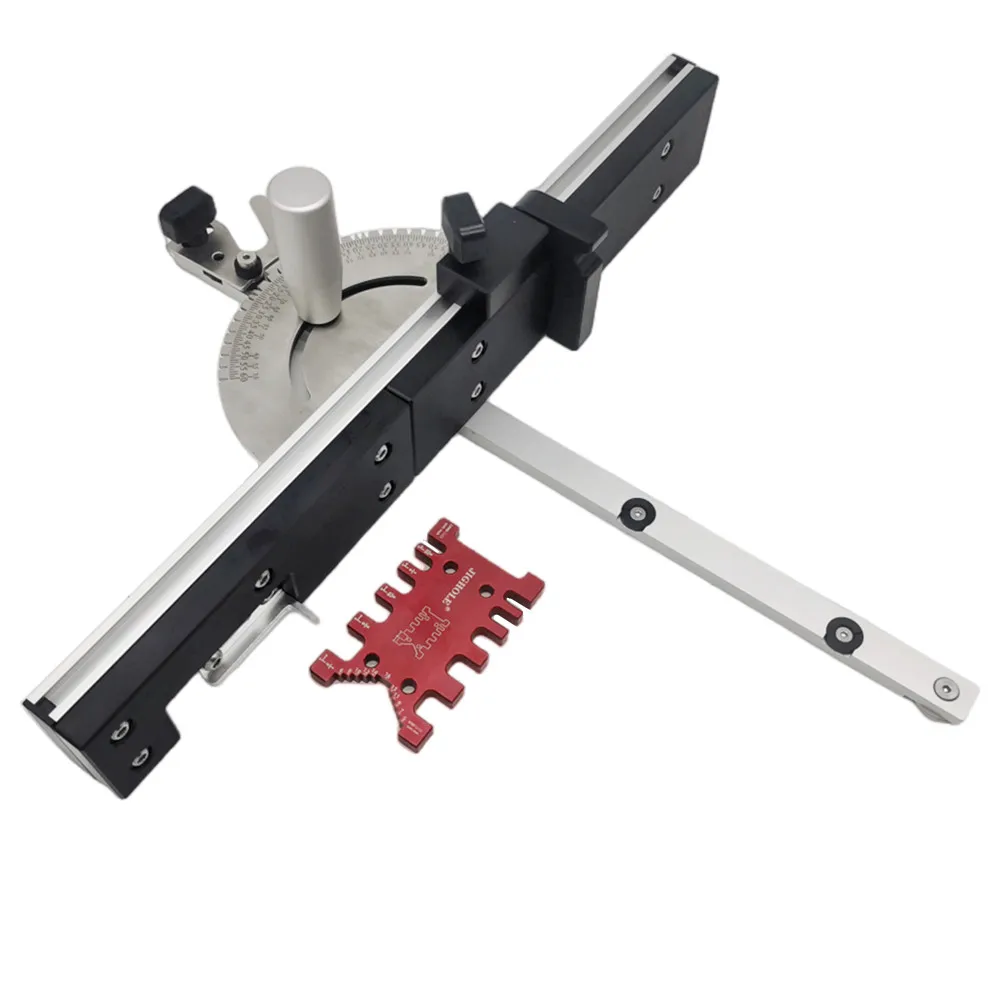 27 Angle Miter Gauge and Tenon Slotting Fence W/ Tenon Gauge and Fence